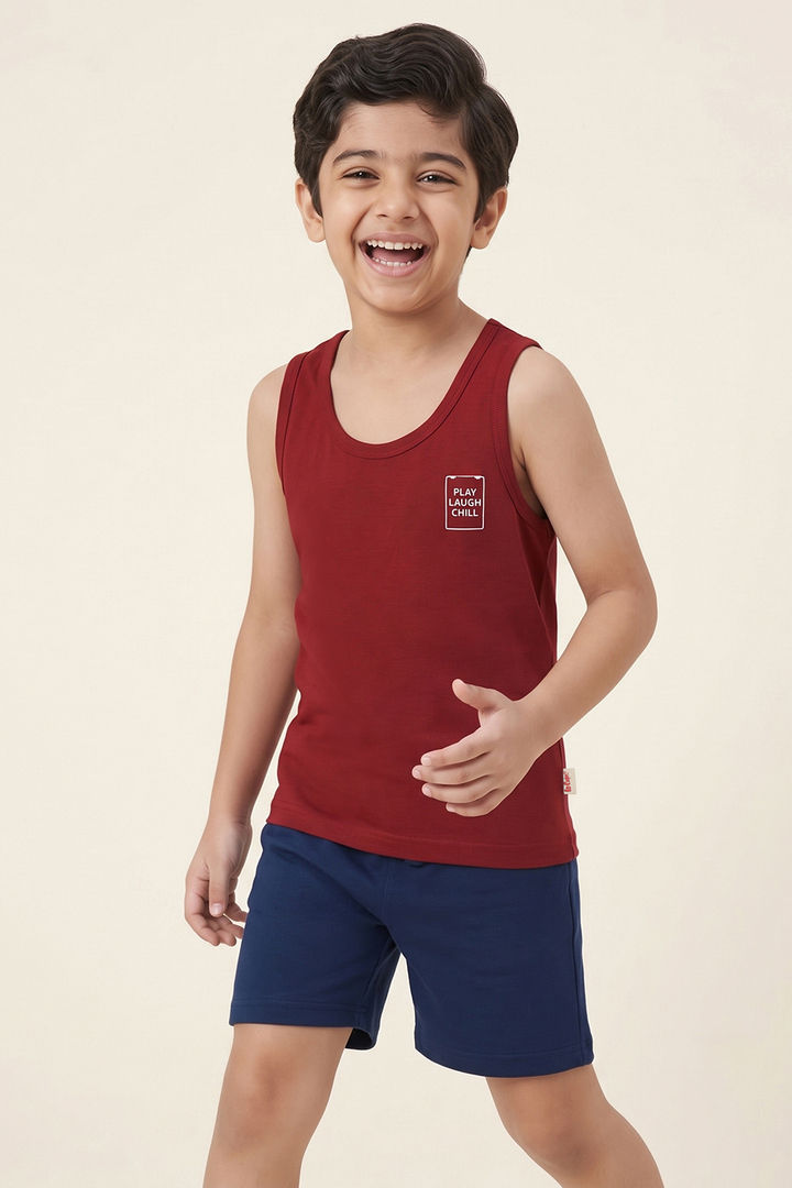 Lee Cooper Boys Printed Vest (Pack of 2) - Multicolor — image 5